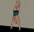 Push Up - Bar Hand Stand